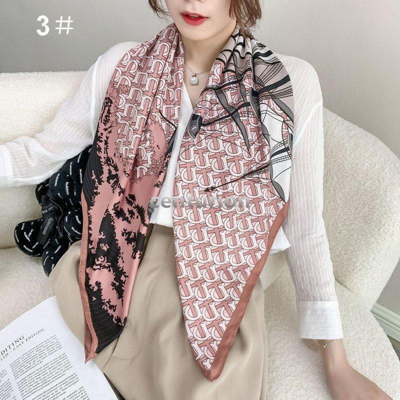 【値下げ】スカーフ レディース scarf 大判 バッグスカーフ リボンスカーフ 10色 首元ストール エコバッグ 母の日 プレゼント - 画像 (3)