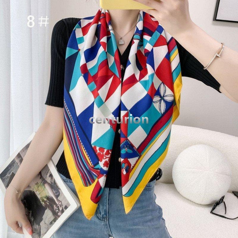 【値下げ】スカーフ レディース scarf 大判 バッグスカーフ リボンスカーフ 10色 首元ストール エコバッグ 母の日 プレゼント - 画像 (8)