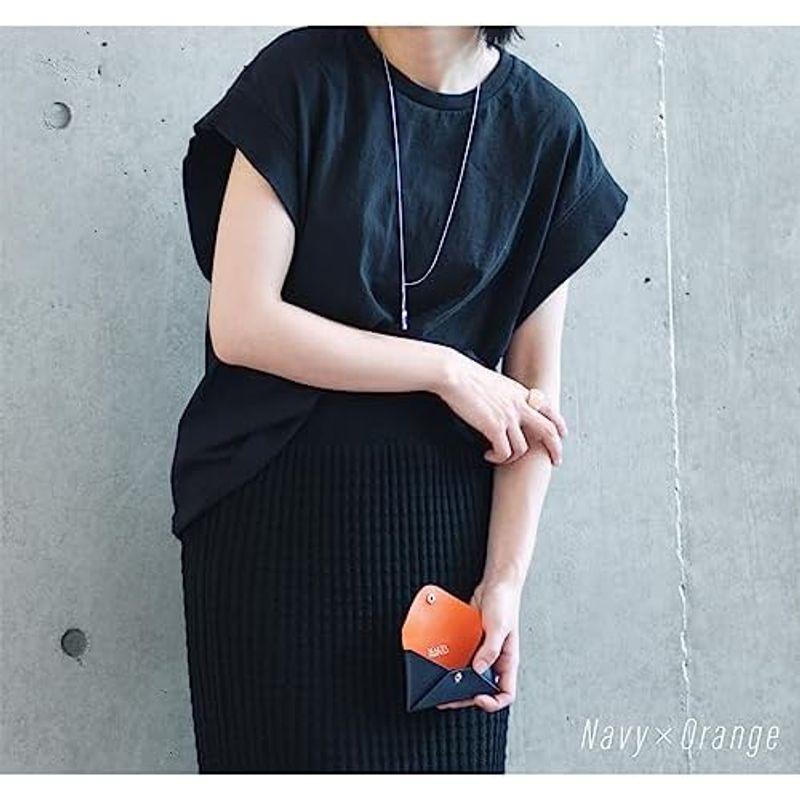 MALTA カードケース 名刺入れ レディース 1枚革を折り重ねる 大容量 15枚 収納 牛革 レザー 大人でスマート 女性 カード入れ グ - 画像 (6)