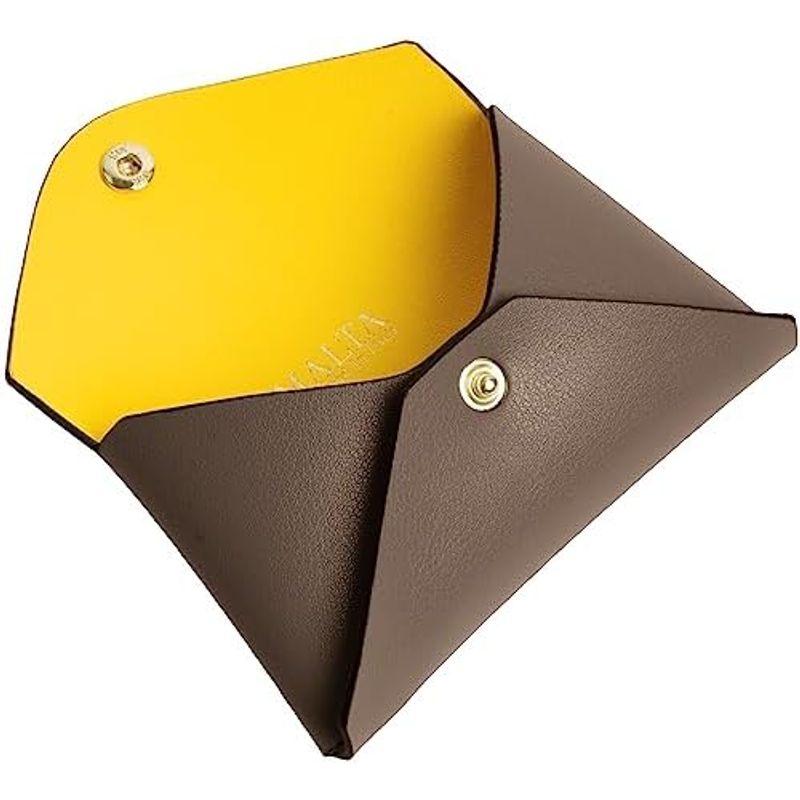 MALTA カードケース 名刺入れ レディース 1枚革を折り重ねる 大容量 15枚 収納 牛革 レザー 大人でスマート 女性 カード入れ グ - 画像 (8)