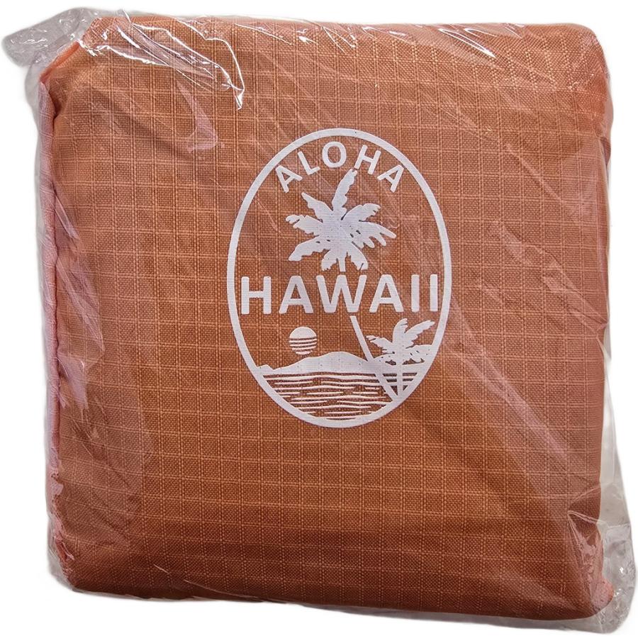 折りたたみエコバッグ ハワイ柄 軽量 ショッピングバッグ カワイイ 4つのポケット付き 便利 ギフト プレゼント ALOHA HAWAII ハワイ好き - 画像 (4)