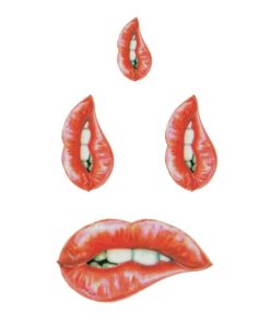 タトゥーシール 2枚セット リアルリップ 星 文字 蝶 花 龍 バタフライ メンズ ハロウィン