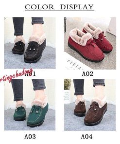 ムートンブーツ ショートブーツ レディース ブーツ シューズ ボアブーツ フラット ローヒール 暖かい 防寒 軽量 秋冬 防滑 お母さん