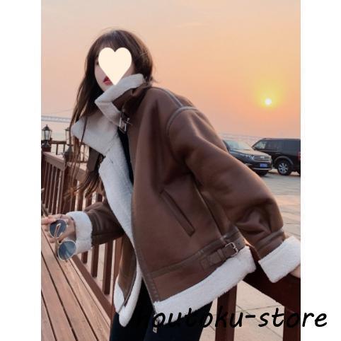 ムートン レディース 大きいサイズ フェイクムートンコート 冬 ショート丈 秋冬 冬物 アウター 無地 ライダース きれいめ フォーマル