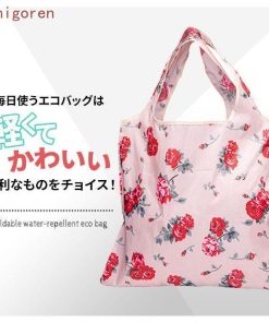 エコバッグ 折りたたみ 大容量 オシャレ 丈夫 可愛い 撥水 コンパクト 大 プチプラ 総柄 花柄 ハート柄