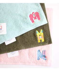 今治タオル 父の日 ギフト 贈り物 名入れ ハンカチ 今治 ハンドタオル イニシャル 動物 刺繍 パイル 日本製 こども 送料無料 レディース 子供 おしゃれ