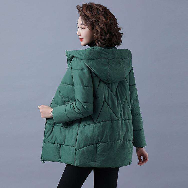 【タイムセール】赤 中綿コート ジャケット レディース アウター 防寒 暖かい 通勤 中綿 ダウンコート 30代 40代 50代 冬 フード付き ロングコート - 画像 (7)