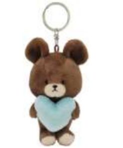 ナカ198167-24  【くまのがっこう】推し色マスコットキーホルダー【ライトブルー】【水色】【くま】【ジャッキー】【がっこう】【学校】【キャラ】【推し活】…