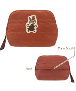 カミ227675 ムーミン　Moomin　ティッシュポーチマイアップル　リトルミイ　アニメ　絵本　キャラクター　ケース　小物入れ　収納　メイク　化粧　
