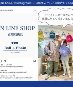 Ball&Chain ボールアンドチェーン エコバッグ トートバッグ 刺繍 Ball&Chain Mサイズ 正規品 テレビで紹介