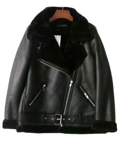 ムートンコート レディース ライダース ジャケット ボアコート アウター ボア裏起毛 防寒 レザー 冬 ゆったり 暖かい 上品