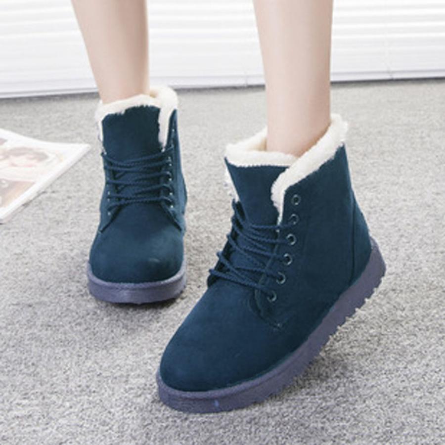 【特価】ムートンブーツ美脚脚長ショートブーツ - 画像 (6)