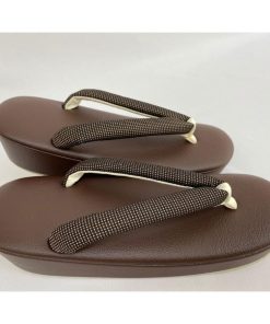 おしゃれ着用 草履バック 送料無料 女性 レディース 和装小物 草履 バックセット 小紋 紬 Lサイズ ぞうりバック セット zb-034