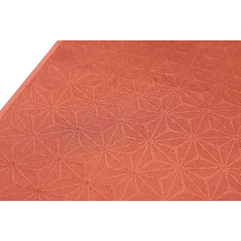 帯揚げ 丹後ちりめん 正絹 柿渋染め 友禅染 麻の葉 麻模様 赤茶色 茶色 和柄 綸子 新品 フォーマル おしゃれ 日本製 締めやすい No.10-4932 - 画像 (8)