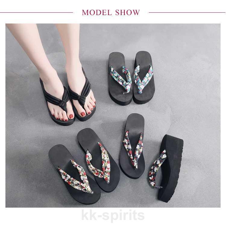 おしゃれ トングサンダル レディース 花柄 浴衣 やすい ビーチサンダル レジャー用 歩き 痛くない サンダル タウン用 - 画像 (7)