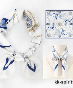 スカーフ 大判 シルクタッチ ストール 母の日 プレゼント バッグ 正方形 ギフト レディース 70*70CM バッグスカーフ ネックスカーフ