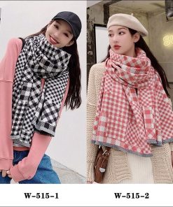 ショール マフラー ストール レディース メンズ 秋 冬 大判ストール カシミヤ カシミア ブランケット 大判 厚手 防寒 格子柄 チェック W-515