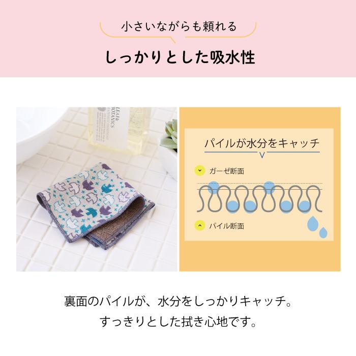 kontex コンテックス(kontex) 今治 ハンカチ おしゃれ ギフト 日本製 コットン 吸水(ピース ポピー) - 画像 (4)