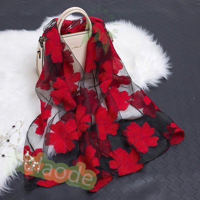 ストール ショール レディース 女性 春 春夏 大人 おしゃれ デザイン UV UV対策 大判 スヌード エスニック - 画像 (6)