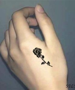 タトゥーシール 薔薇 ワンポイント 70