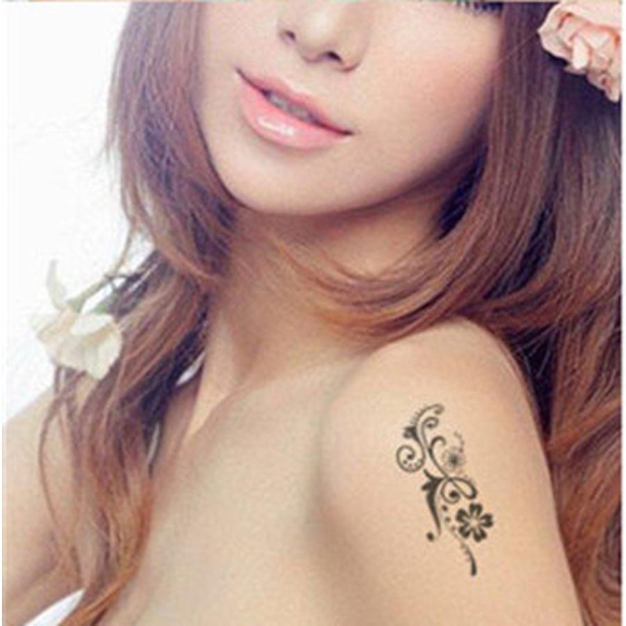 タトゥーシール 花 腕 ワンポイント 149