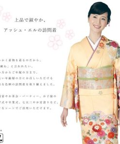 H.L 京都室町st. 訪問着セット H・L ブランド 訪問着 袋帯 2点セット フリーサイズ「中性色系」HLHc