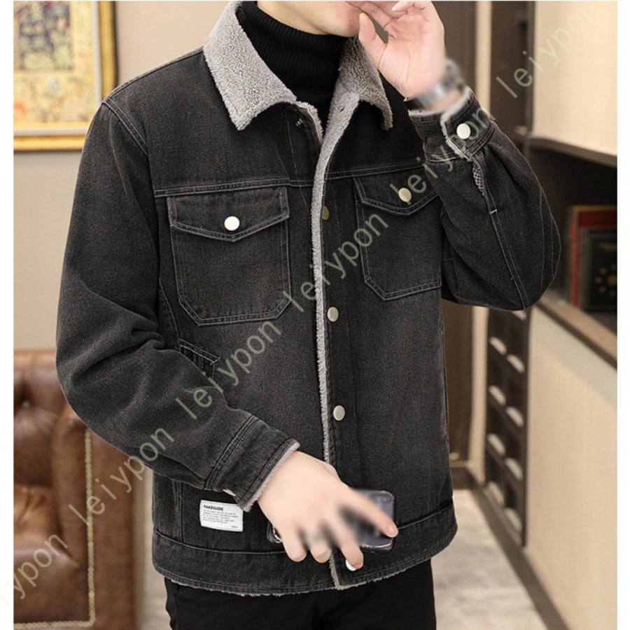 マウンテンパーカー メンズ アウトドア ジャケット フード付き 無地 多機能登山服 裏起毛 暖かい 保温 防水 アウター 防風 防寒 秋冬用 キャンプ - 画像 (5)