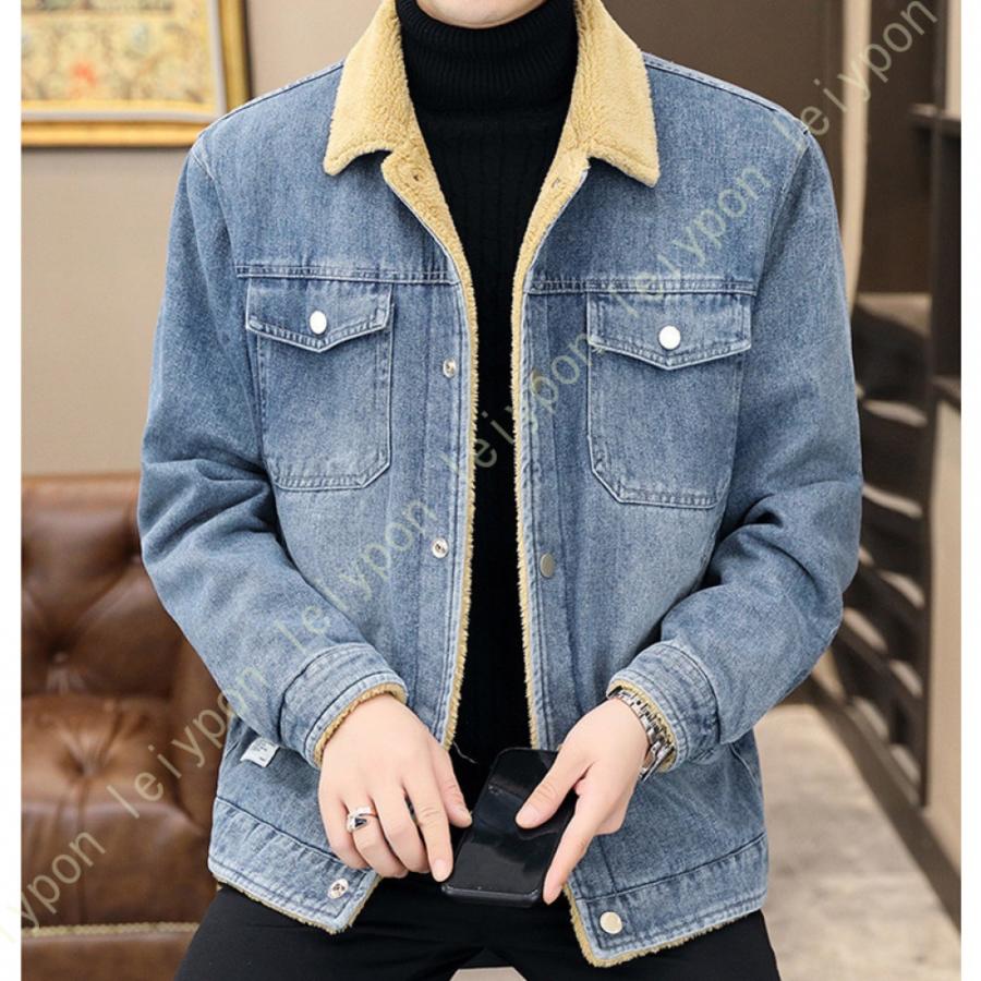 マウンテンパーカー メンズ アウトドア ジャケット フード付き 無地 多機能登山服 裏起毛 暖かい 保温 防水 アウター 防風 防寒 秋冬用 キャンプ - 画像 (9)