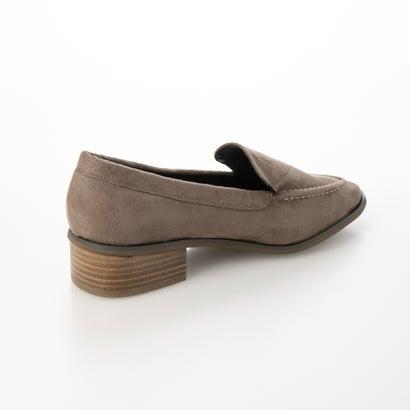 menue メヌエ Menue アーモンドトゥスタックヒールローファー (3034グレージュSD) - 画像 (9)