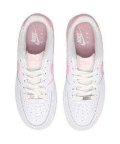 エア フォース 1 NIKE AIR FORCE GS ナイキ レディース WHITE/MEDIUM SOFT PINK/WHITE ホワイト CT3839-115