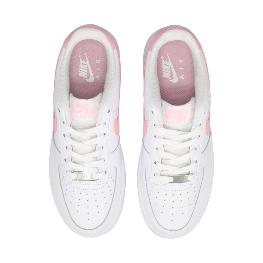 エア フォース 1 NIKE AIR FORCE GS ナイキ レディース WHITE/MEDIUM SOFT PINK/WHITE ホワイト CT3839-115