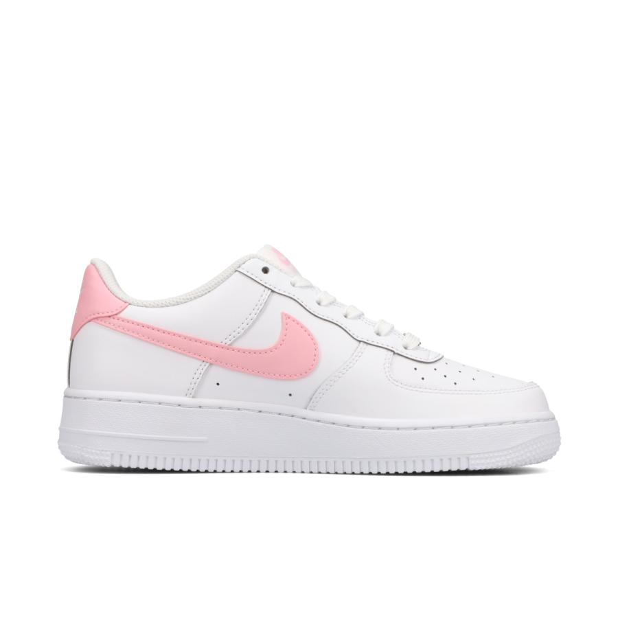 エア フォース 1 NIKE AIR FORCE GS ナイキ レディース WHITE/MEDIUM SOFT PINK/WHITE ホワイト CT3839-115 - 画像 (4)