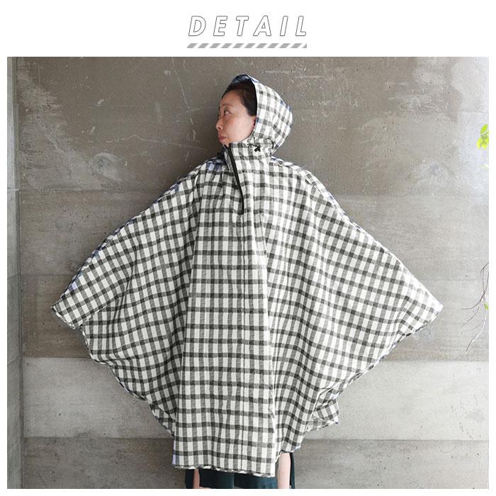 ☆ shine.YE レインコート ポンチョ レディース 通販 レインポンチョ カッパ 雨具 FREE フリーサイズ レディーズ 通勤 通学 男女兼用 巾着 - 画像 (3)