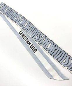 Christian Dior 【希少柄】ディオール Miss ミッツァ スカーフ バンダナ ブルー