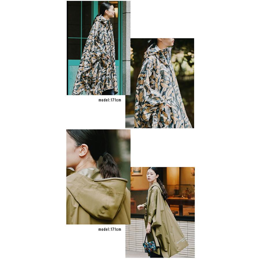 KiU kiu キウ レインコート レインポンチョ 2ND K405 レディース メンズ 自転車 防水 撥水 耐水 通勤 通学 濡れない ロング ポンチョ カッパ - 画像 (5)