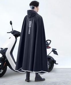 【タイムセール】レインコート 自転車用レインコート レインポンチョ 大きいサイズ 二重ツバ 安全ロング丈 カッパ リュック対応 携帯 多機能 男女兼用