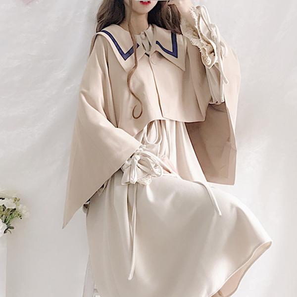 ボレロ 羽織 レディース ショート丈 ポンチョ カーディガン ショール シフォン 結婚式 20代 30代 40代 森ガール ロリータ 韓国 - 画像 (3)