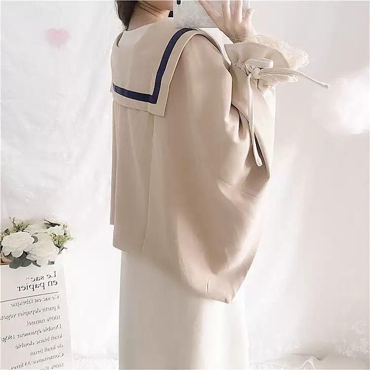 ボレロ 羽織 レディース ショート丈 ポンチョ カーディガン ショール シフォン 結婚式 20代 30代 40代 森ガール ロリータ 韓国 - 画像 (6)