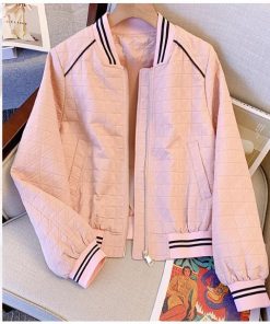 【値下げ】長袖 ゆったりライトアウター スカジャン ブルゾン ショート丈レディース