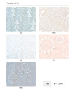 ギフト対応 おしゃれ 今治タオル やわらか 刺繍 レース ハンカチ 立体 潤いのタオル 凛 日本製 今治 ラッピング無料 カード無料 cr-ht-RIN あすつく