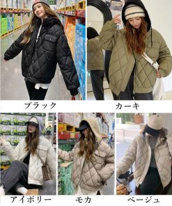 miniministore 中綿ジャケット キルティングブルゾン防寒