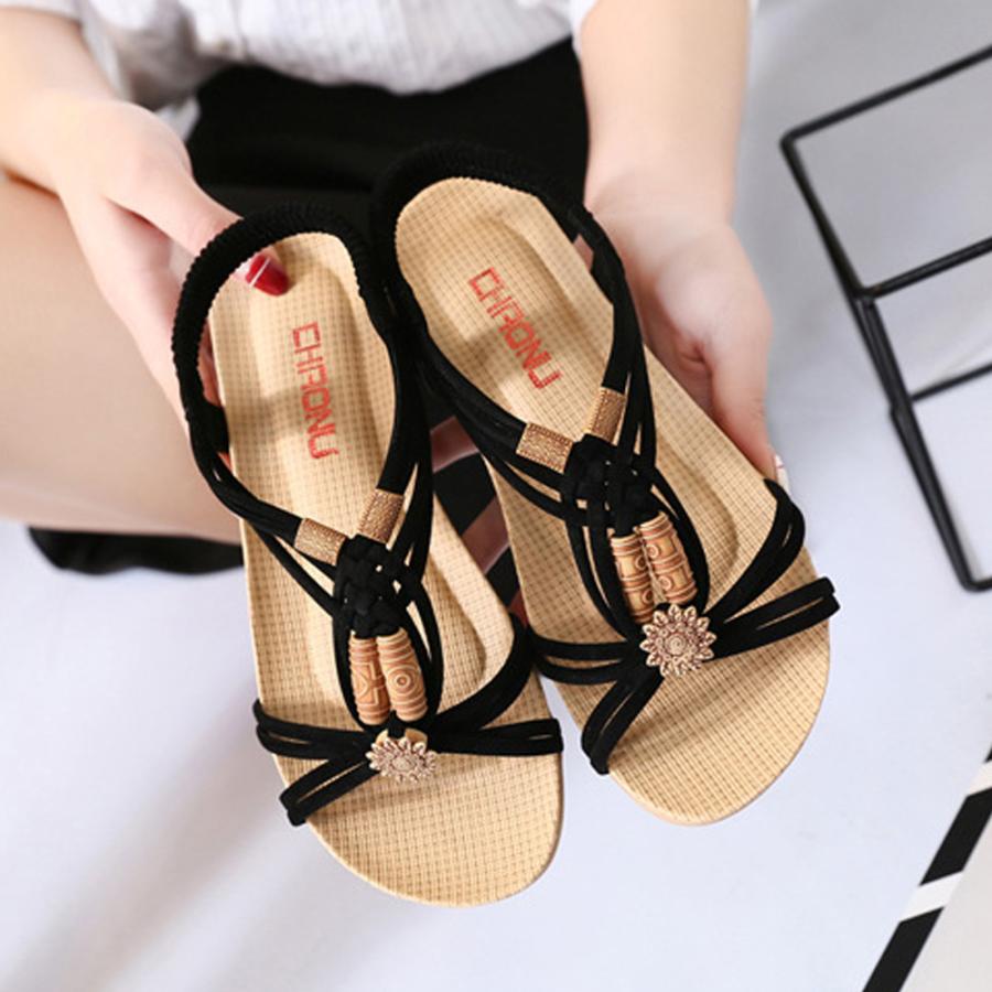 miniministore フラット サンダル エスニック風 靴 夏 - 画像 (7)