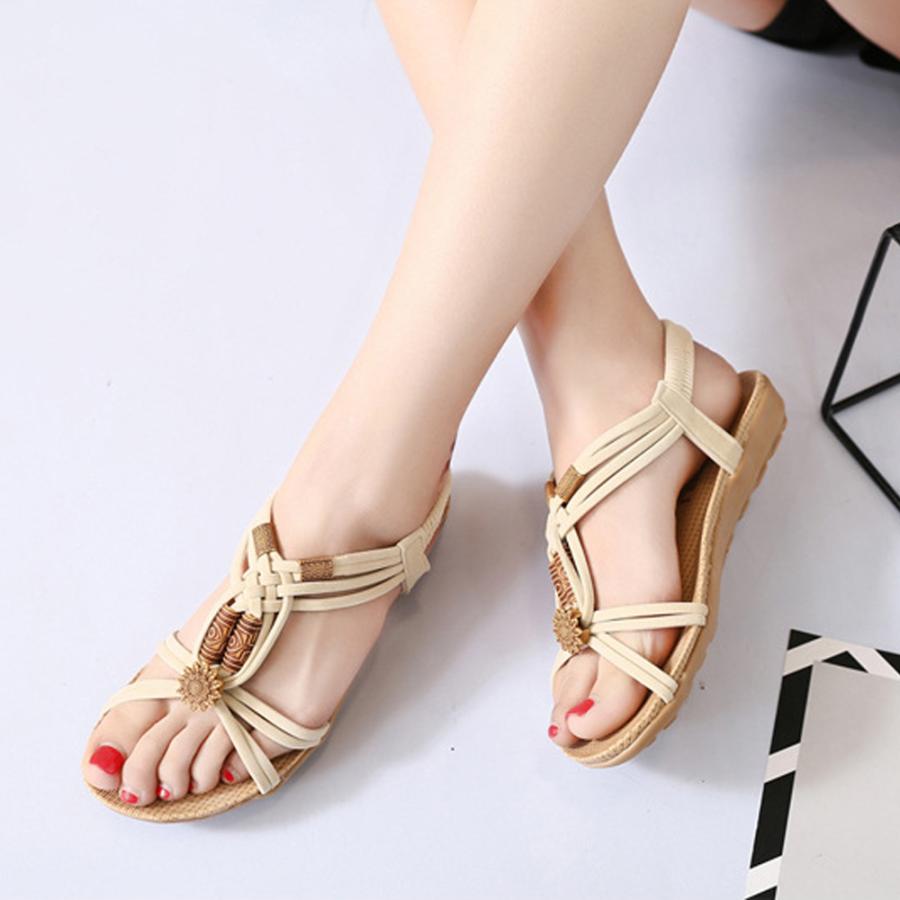 miniministore フラット サンダル エスニック風 靴 夏 - 画像 (9)