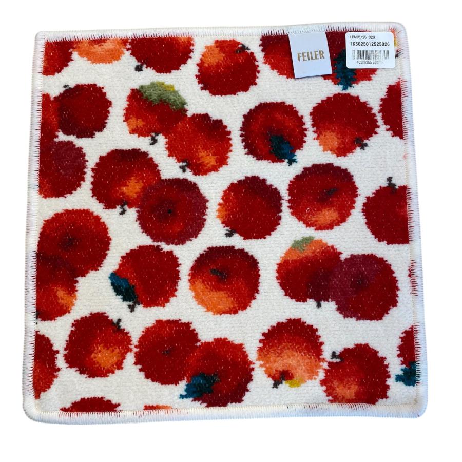 feiler FEILER フェイラー タオルハンカチ 25cm レポム LES POMMES アイボリー レディース プレゼント 贈り物 2025年秋冬新作