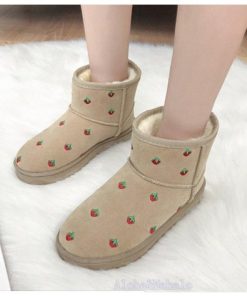 ムートンブーツ レディース 靴 モコモコ シューズ 秋冬新品 美脚パンプス 裏起毛 ブーツ ショート丈 かわいい 防寒 あったか