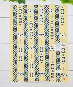 ケイス 濱文様 ひとことはんかち つなぐつながる パンダ ベージュ 19245