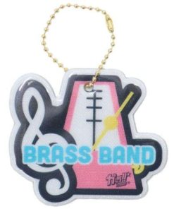 反射板 ボールチェーン ガッツ!!部活シリーズ キーホルダー 丸眞 吹奏楽部