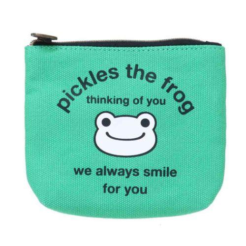 かえるのピクルス ティッシュポーチ ミニポーチ always smile グリーン キャラクター