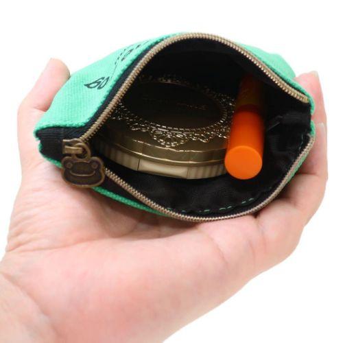 かえるのピクルス ティッシュポーチ ミニポーチ always smile グリーン キャラクター - 画像 (3)