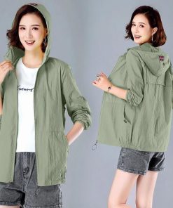 マウンテンパーカー コート アウター レディース ライト UVケア 紫外線対策 薄手 春秋 夏 フード付き パーカー カジュアル 無地 シン